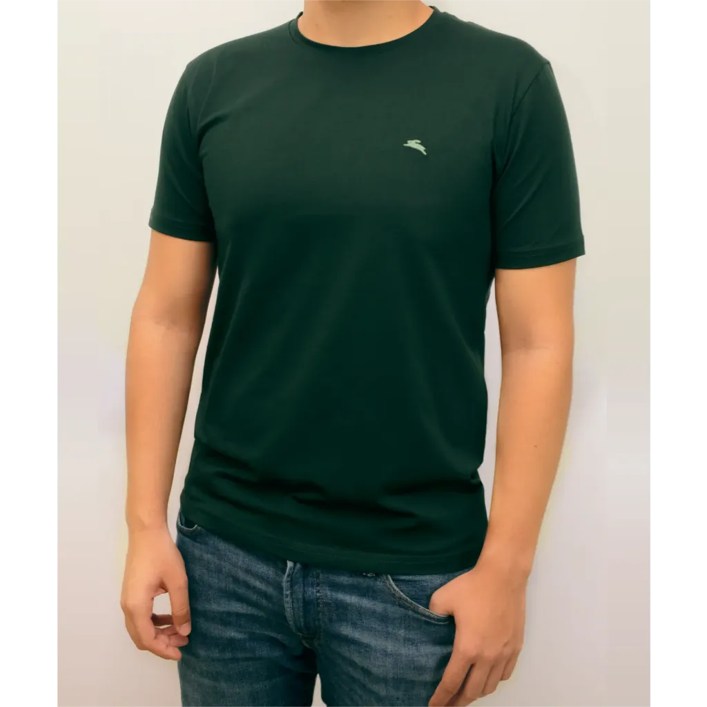 [CHVM004-M] Camiseta hombre Verde Militar Oscuro (Talla M)