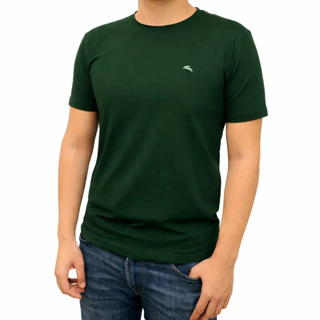 Camiseta hombre Verde Oliva Oscuro