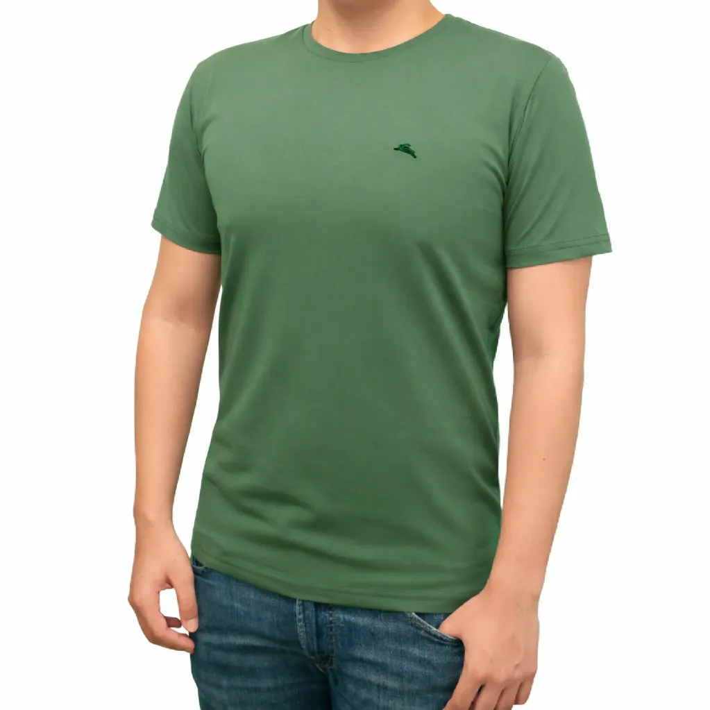 [CHVC008-M] Camiseta hombre Verde Militar Claro  (Talla M)